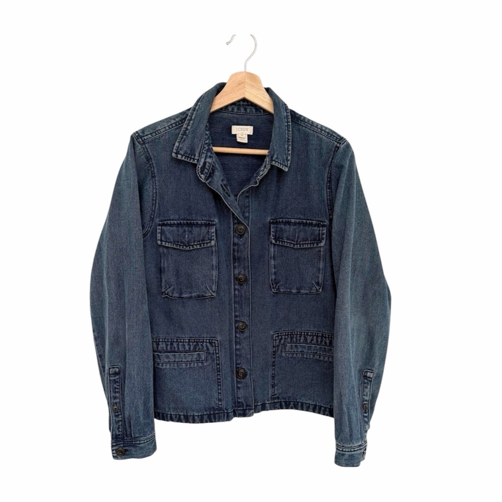 J. Crew Dark Denim Jean Jacket